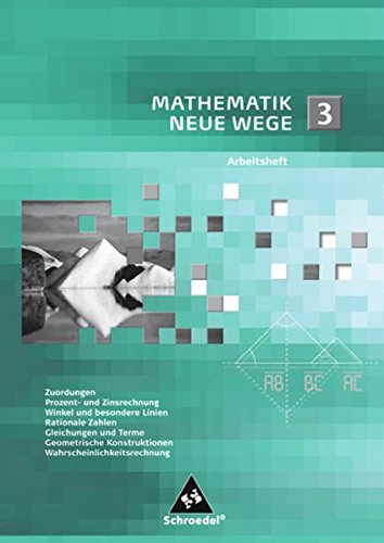 Beispielbild fr Mathematik Neue Wege SI: Arbeitsheft 3: 53 zum Verkauf von medimops