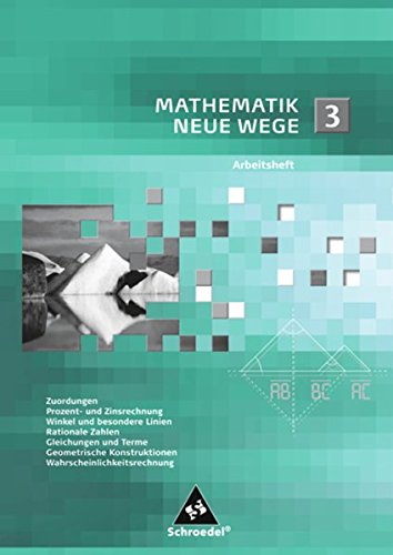 Stock image for Mathematik Neue Wege SI: Arbeitsheft 3: 53 for sale by medimops