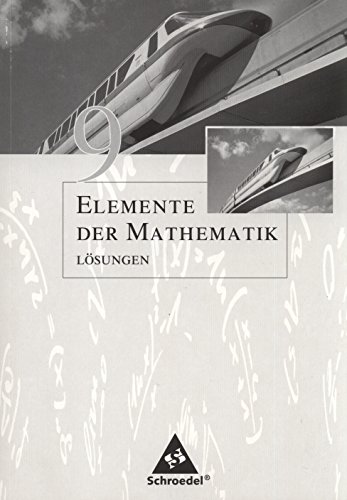 9783507872394: Elemente der Mathematik 9. Lsungen. Sekundarstufe 1. Passend zum Kernlehrplan G8 2007. Nordrhein-Westfalen: Ausgabe 2005