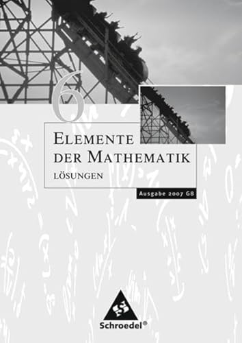 Elemente der Mathematik SI / Elemente der Mathematik SI - Ausgabe 2005 für Nordrhein-Westfalen Ausgabe 2005 für Nordrhein-Westfalen / Lösungen 6