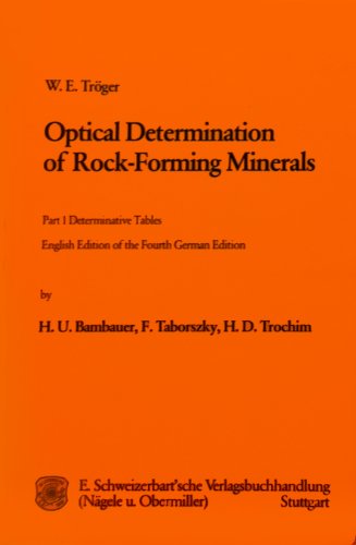 9783510653119: Optical Determination of Rock-Forming Minerals, Part 1: Determinative Tables