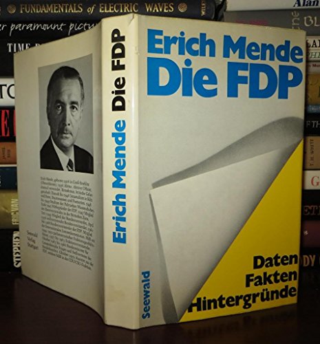 DIE FDP Signed 1st - Mende, Erich