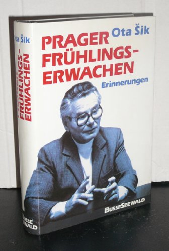 Imagen de archivo de Prager Frhlingserwachen. Erinnerungen a la venta por Hylaila - Online-Antiquariat