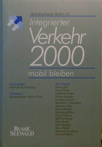 Beispielbild fr Integrierter Verkehr 2000 zum Verkauf von medimops