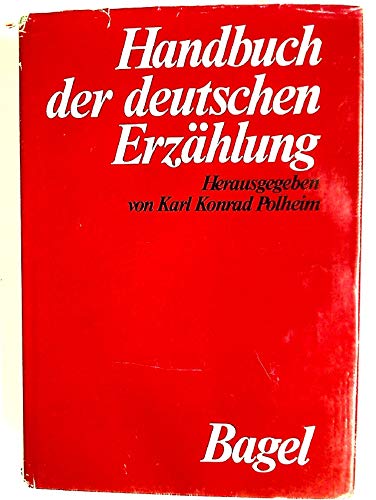 Beispielbild fr Handbuch der deutschen Erzhlung. zum Verkauf von Versandantiquariat Felix Mcke