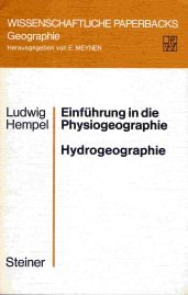 9783515017923: Einfhrung in die Physiogeographie / Hydrogeographie - Hempel, Ludwig