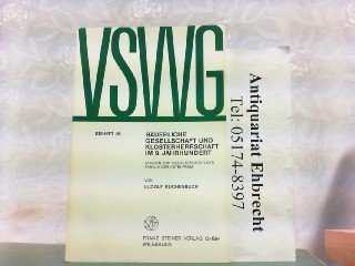 BaÌˆuerliche Gesellschaft und Klosterherrschaft im 9. Jahrhundert: Studien zur Sozialstruktur d. Familia d. Abtei PruÌˆm (Vierteljahrschrift fuÌˆr ... : Beiheft) (German Edition) (9783515028295) by Kuchenbuch, Ludolf