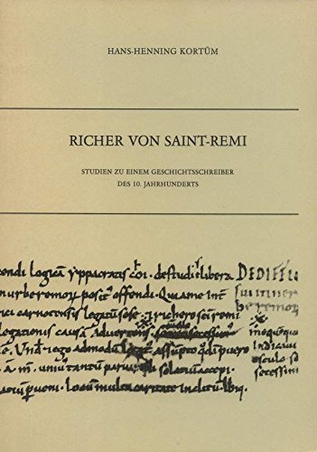 Stock image for Richer von Saint-Remi : Studien zu e. Geschichtsschreiber d. 10. Jh. Historische Forschungen Band. 8 for sale by Bernhard Kiewel Rare Books