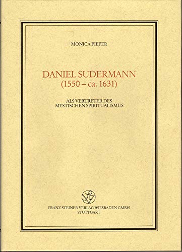 Imagen de archivo de Daniel Sudermann 1550 - ca. 1631 a la venta por medimops