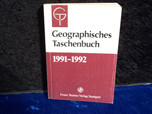 Beispielbild fr Geographisches Taschenbuch 1989/1990 und Jahrweiser fr Landeskunde zum Verkauf von Buchpark