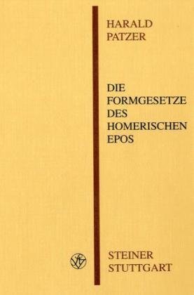 Imagen de archivo de Die Formgesetze des homerischen Epos a la venta por Antiquariat Stefan Krger