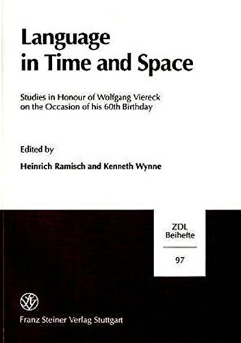 Beispielbild fr Language in Time and Space. Studies in Honour of Wolfgang Viereck on the Occasion of his 60th Birthday. zum Verkauf von Antiquariat Kai Gro
