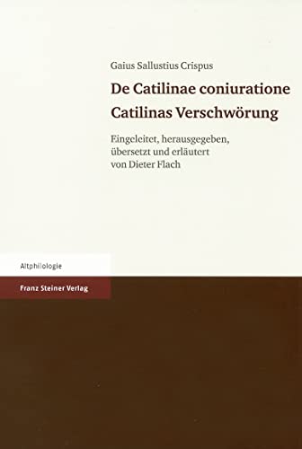 9783515090889: Gaius Sallustius Crispus: De Catilinae Coniuratione - Catilinas Verschworung