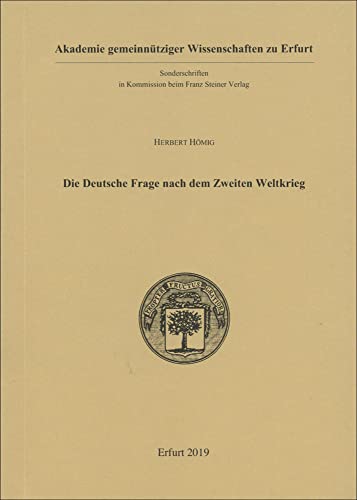 Stock image for Deutsche Frage nach dem Zweiten Weltkrieg for sale by ISD LLC