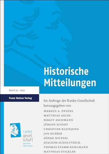 Stock image for Historische Mitteilungen 33 (2022) for sale by Blackwell's