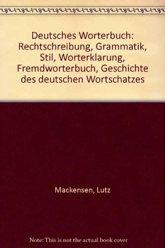 Stock image for Deutsches Wrterbuch for sale by medimops