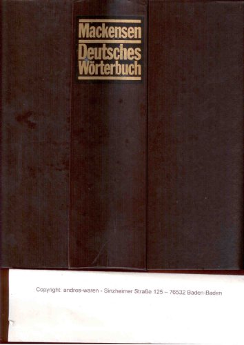 9783517009094: Deutsches Wörterbuch: Rechtschreibung, Grammatik, Stil, Worterklärungen, Abkürzungen, Aussprache, Fremdwörterlexikon, Geschichte des deutschen Wortschatzes (German Edition)