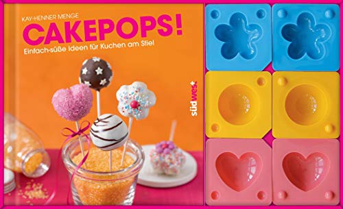 Beispielbild fr Cakepops-Set: Einfach-se Ideen fr Kuchen am Stiel. Buch mit 3 Cakepop-Formen zum Verkauf von medimops