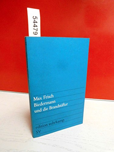 Stock image for Frisch: Biedermann und die Brandstifter for sale by Best and Fastest Books