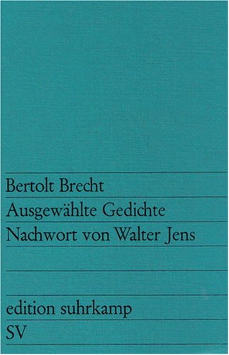 Imagen de archivo de Ausgewhlte Gedichte - Nachwort von Walter Jens a la venta por DER COMICWURM - Ralf Heinig
