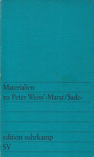 Imagen de archivo de Materialien zu Peter Weiss' - >Marat/Sade< a la venta por gearbooks