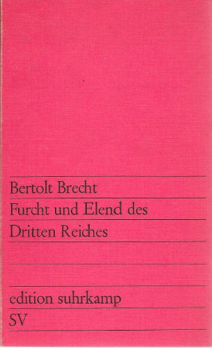 Stock image for Furchtr und Elend des Dritten Reiches. for sale by Henry Hollander, Bookseller