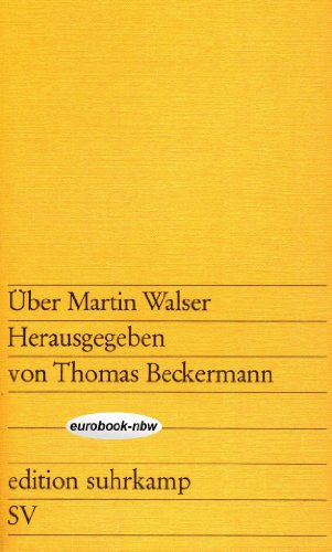 Stock image for ber Martin Walser for sale by Versandantiquariat Felix Mcke
