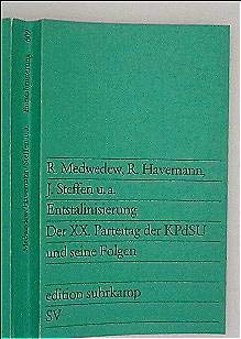 Beispielbild fr Entstalinisierung. Der XX.Parteitag der KPdSU und seine Folgen. zum Verkauf von Antiquariat Hentrich (Inhaber Jens Blaseio)