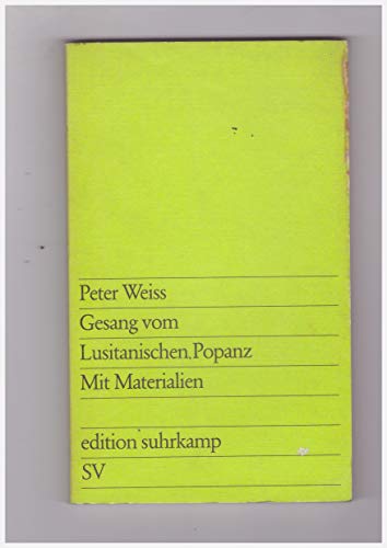 9783518007006: Gesang vom Lusitanischen Popanz: Mit Materialien (Edition Suhrkamp ; 700) (German Edition)