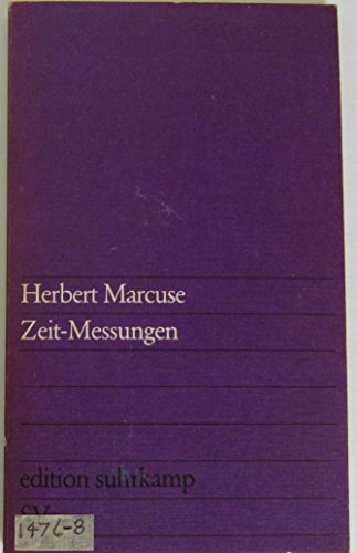 Beispielbild fr Zeit-Messungen: Drei Vortrge und ein Interview zum Verkauf von medimops