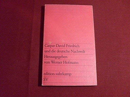 Stock image for Caspar David Friedrich und die deutsche Nachwelt for sale by Martin Greif Buch und Schallplatte
