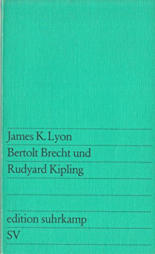 Imagen de archivo de Bertolt Brecht und Rudyard Kipling a la venta por Gerald Wollermann