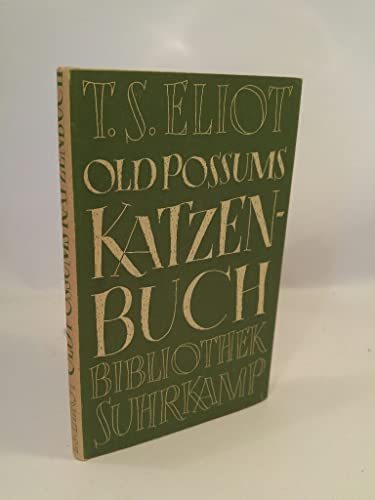 9783518010105: Old Possums Katzenbuch : engl. u. dt. (Bibliothek Suhrkamp ; Bd. 10) (German Edition)