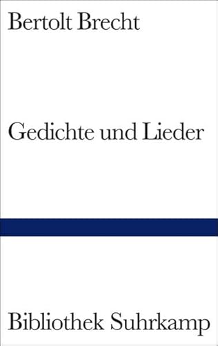 Imagen de archivo de Gedichte und Lieder. a la venta por Antiquariat Matthias Wagner