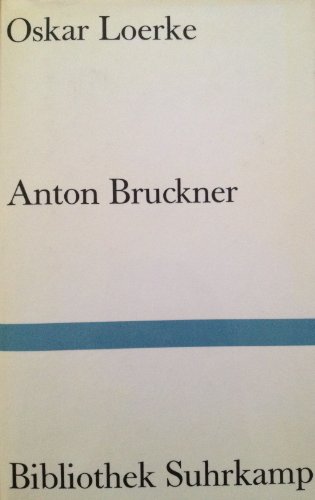 Beispielbild fr Anton Bruckner. Ein Charakterbild zum Verkauf von medimops