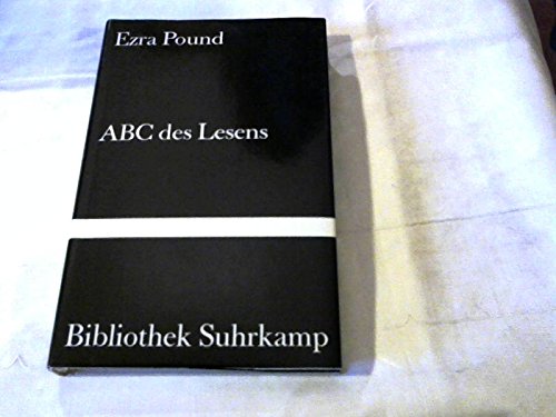Imagen de archivo de A B C des Lesens: Deutsch von Eva Hesse (Bibliothek Suhrkamp) a la venta por Versandantiquariat Felix Mcke