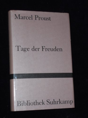 Imagen de archivo de Tage der Freuden Deutsch von Ernst Weiss a la venta por Buchpark
