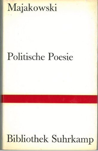 9783518011829: Politische Poesie.