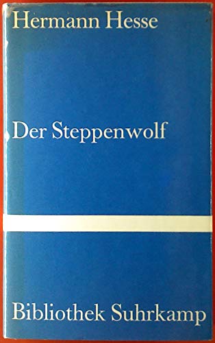 Beispielbild fr DER STEPPENWOLF Erzaehlung. (Bibliothek Suhrkamp) zum Verkauf von German Book Center N.A. Inc.