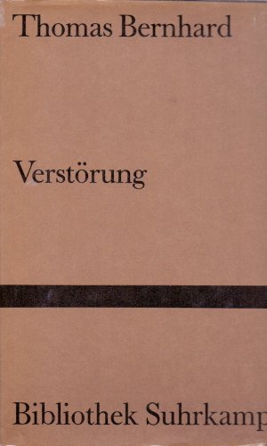 Verstörung - Bernhard, Thomas