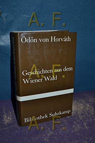 Beispielbild fr GESCHICHTEN AUS DEM WIENER WALD (BIBLIOTHEK SUHRKAMP ; BD. 247) zum Verkauf von Ammareal