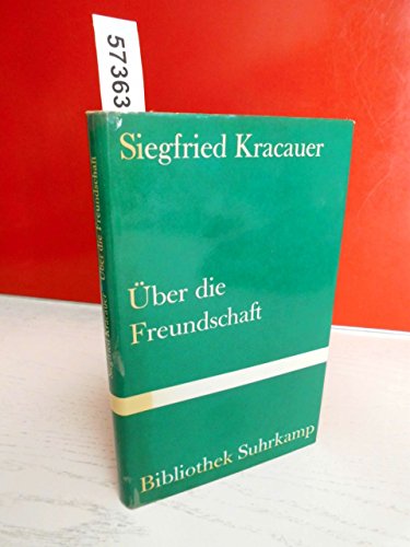 Beispielbild fr ber die Freundschaft. Essays. zum Verkauf von medimops