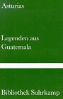 9783518013588: Legenden aus Guatemala