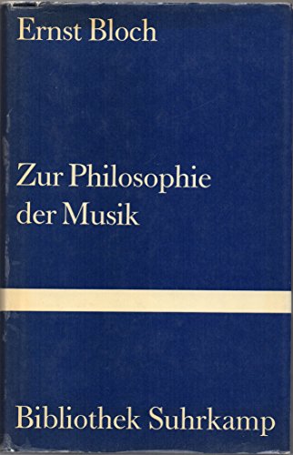 Zur Philosophie der Musik