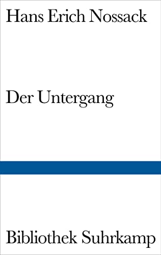 Stock image for Der Untergang: Nachw. V. Siegfried Lenz for sale by Revaluation Books