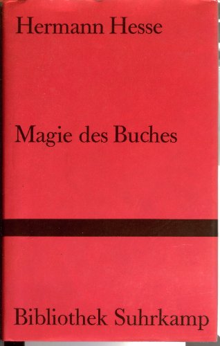 Beispielbild fr Magie des Buches : Betrachtungen. Bibliothek Suhrkamp Band 542. zum Verkauf von Antiquariat KAMAS