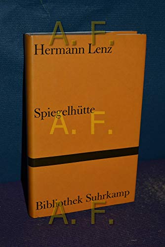 9783518015438: Spiegelhutte (Bibliothek Suhrkamp ; 543) (German Edition)