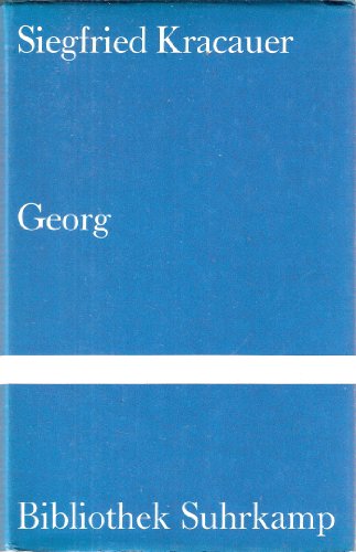 9783518015674: Georg (Bibliothek Suhrkamp)