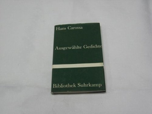Imagen de archivo de Ausgewhlte Gedichte. a la venta por Bojara & Bojara-Kellinghaus OHG