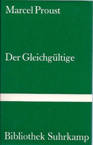 Stock image for Der Gleichgltige. Erzhlung in zwei Sprachen for sale by Antiquariat Armebooks